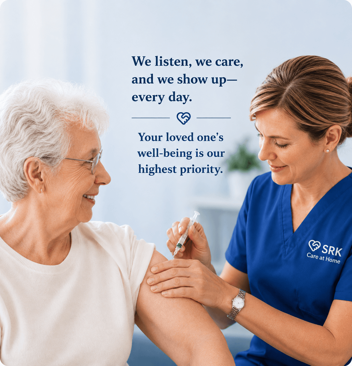 SRK Care at Home providing compassionate care
